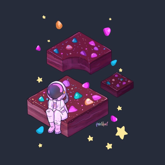 Cosmic Brownie Space by paintdust