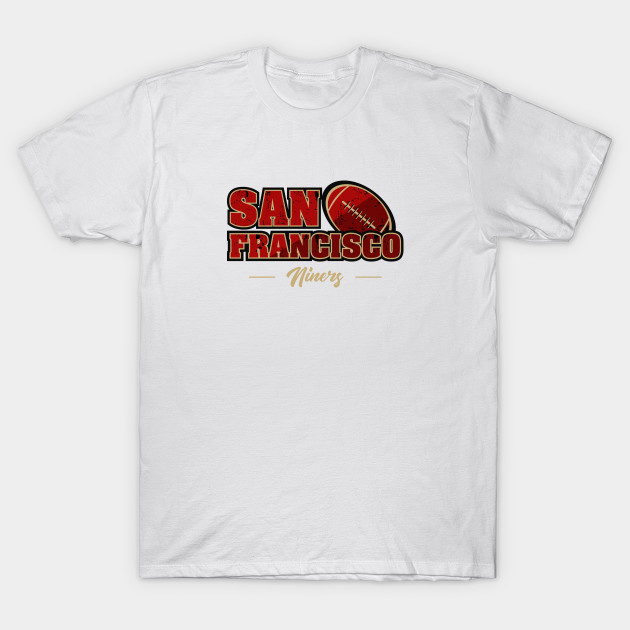 Nfl San Francisco 49ers Football Team Color Football T Shirt