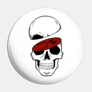 Sad skull Pin