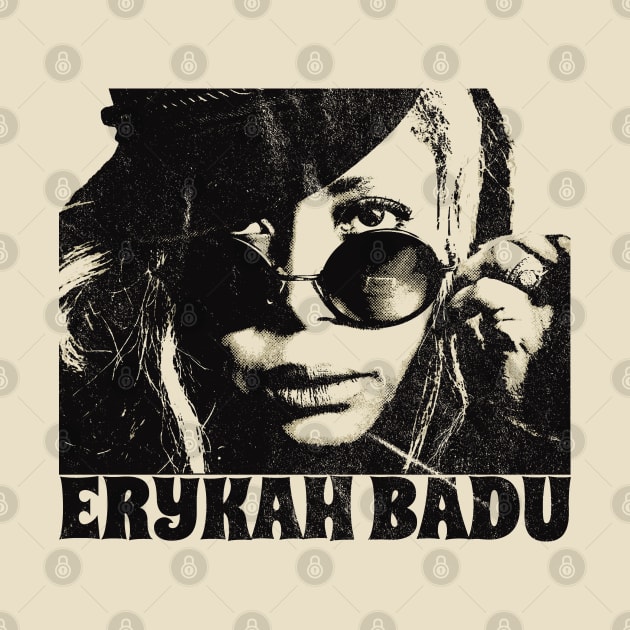 Erykah Badu retro vintage by LAKOSH