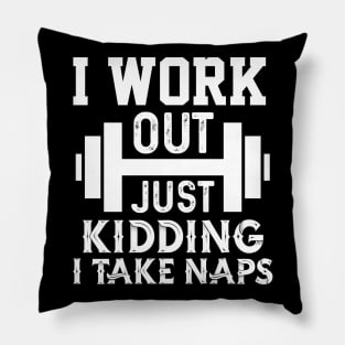 I Work Out Pillow