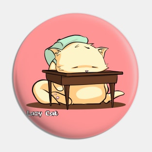 Lazy Cat (School Days 2) Pin