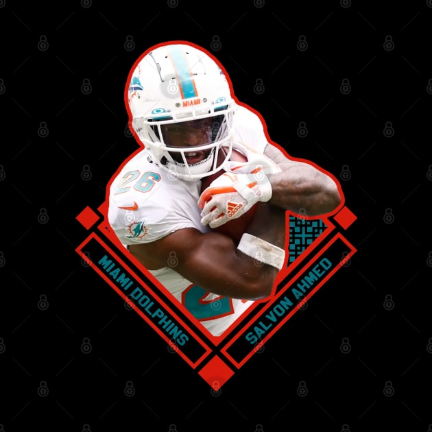 SALVON AHMED MIAMI DOLPHINS by hackercyberattackactivity