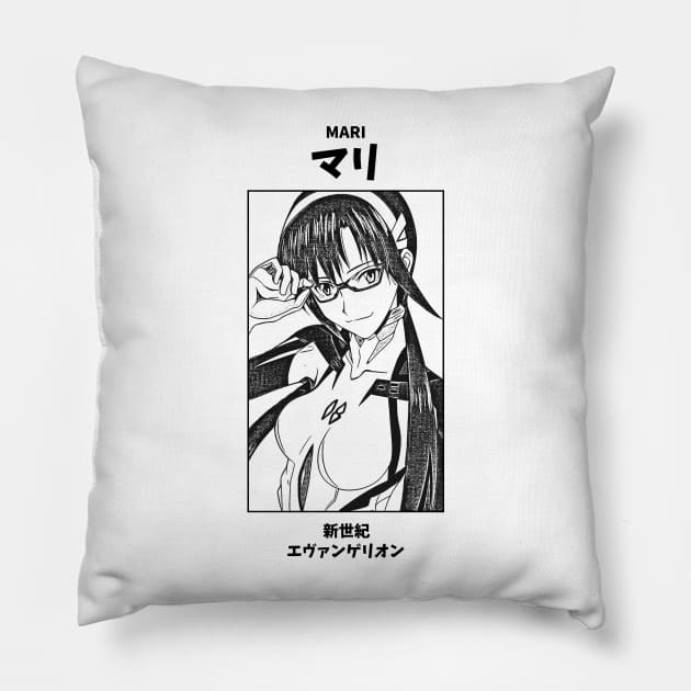 Mari Makinami Neon Genesis Evangelion Pillow by KMSbyZet