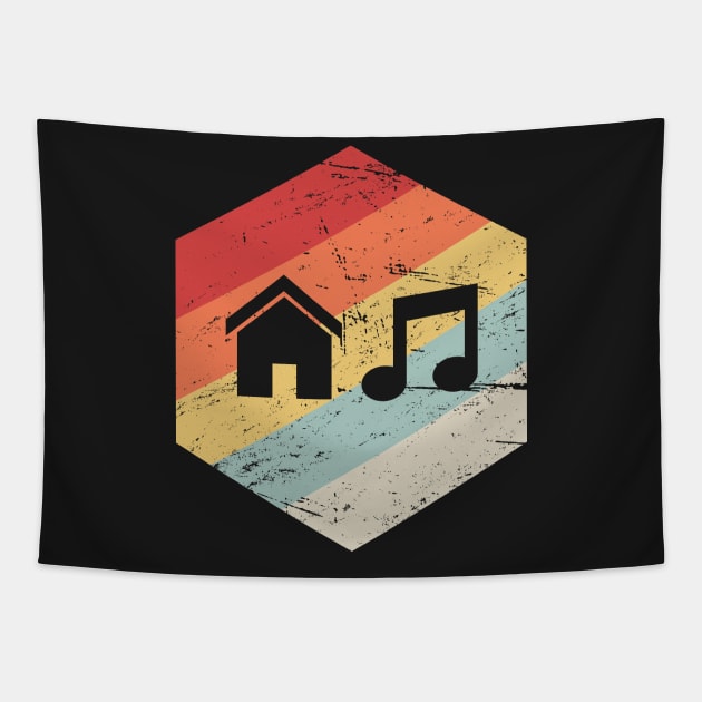 House Music | Retro Vintage Icon Tapestry by MeatMan