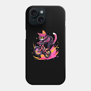 cat biker Phone Case