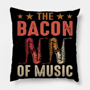 The Bacon of Music Design Saxophone Pillow