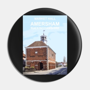 Amersham Buckinghamshire. Travel location poster Pin