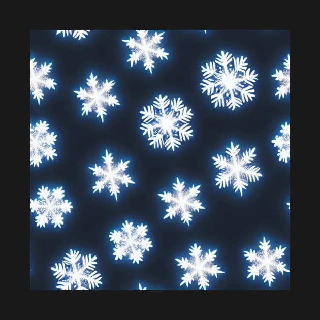 Just a Elegant Snowflake Pattern - Winter Wonderland Design for Home Decor by Dmytro