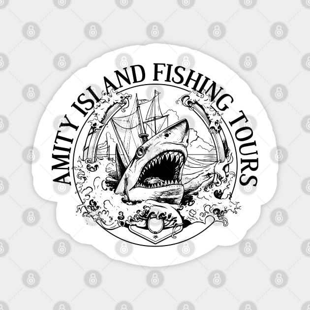 Amity Island Fishing Tours Magnet by stuff101