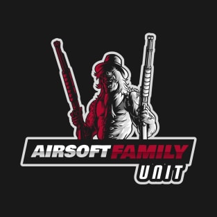 Airsoft Family - Crazy guy with Shotguns T-Shirt