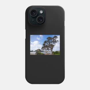 Pohutukawa tree on the foreshore. Phone Case