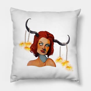 rich witch Pillow