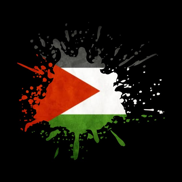 Freedom For Gaza - Palestinian Flag Fist For Freedom by mangobanana