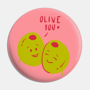 Olive You! Pin