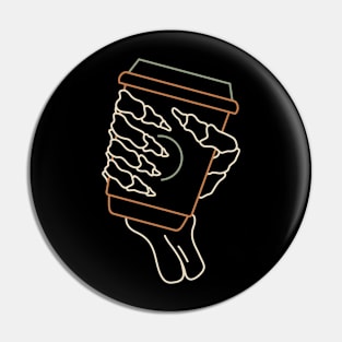 Coffee Till Death 1 Pin