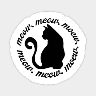 Black Cat Awareness Magnet