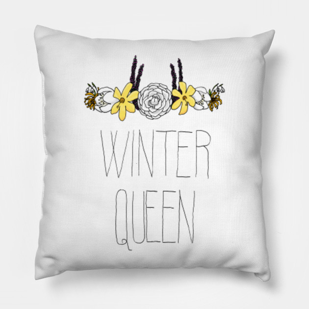Winter Queen Winter Queen Pillow Teepublic Au
