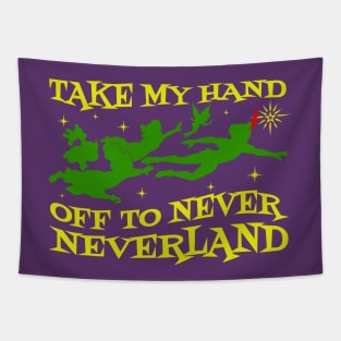 Take My Hand Neverland Tapestry