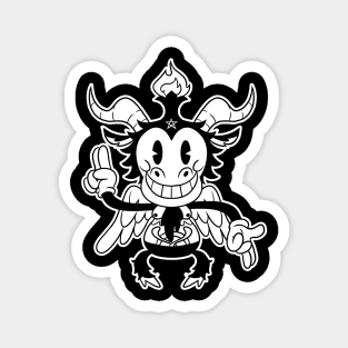 Cute kawaii Baphomet Cartoon Funny Magnet