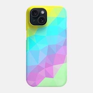 Pastel Springtime Colors Geometric Abstract Phone Case