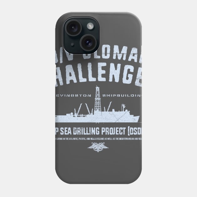 D/V Glomar Challenger Phone Case by MindsparkCreative