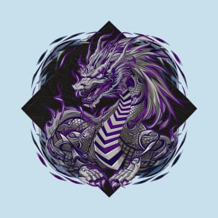 "Year of the Dragon: Ukiyo-e Power" - Chinese Zodiac Dragon T-Shirt