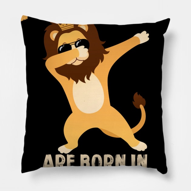 Cute King Are Born In October T-shirt Birthday Gift Pillow by johnbbmerch