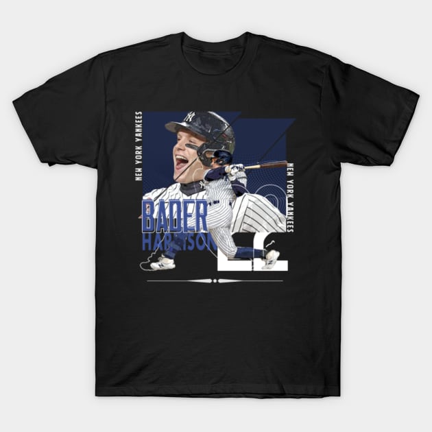 Rinkha Harrison Bader Baseball Paper Poster Yankees 4 T-Shirt