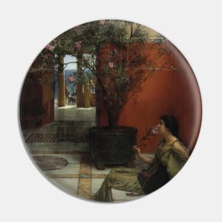 An Oleander by Lawrence Alma-Tadema Pin