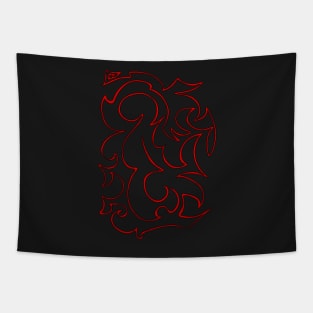 Red Dragon Decorative Ornament Tapestry