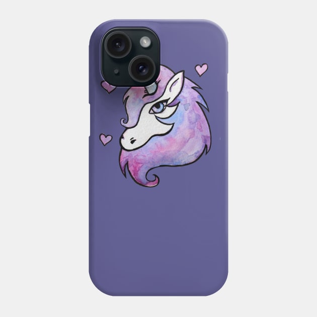Pink Unicorn Phone Case by bubbsnugg