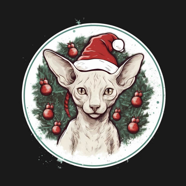 Cornish Rex Cat Xmas, Love Cats by dukito