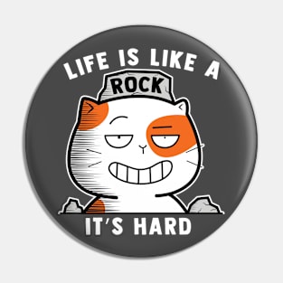 Rock Life Pin