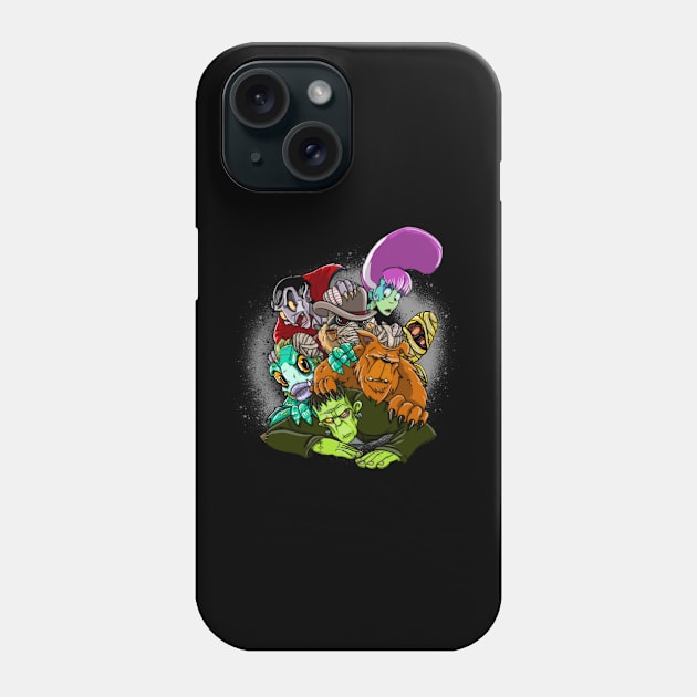 Monster smash Phone Case by Artbylukus