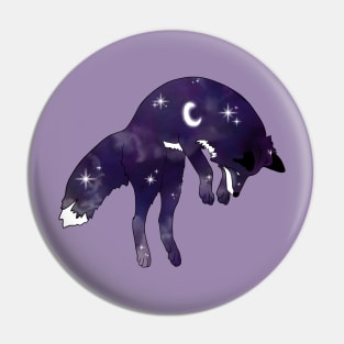 Galactic Fox Pin