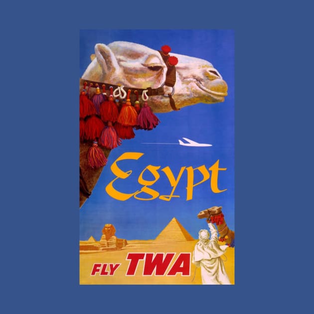 Vintage Travel Poster - Egypt by Starbase79