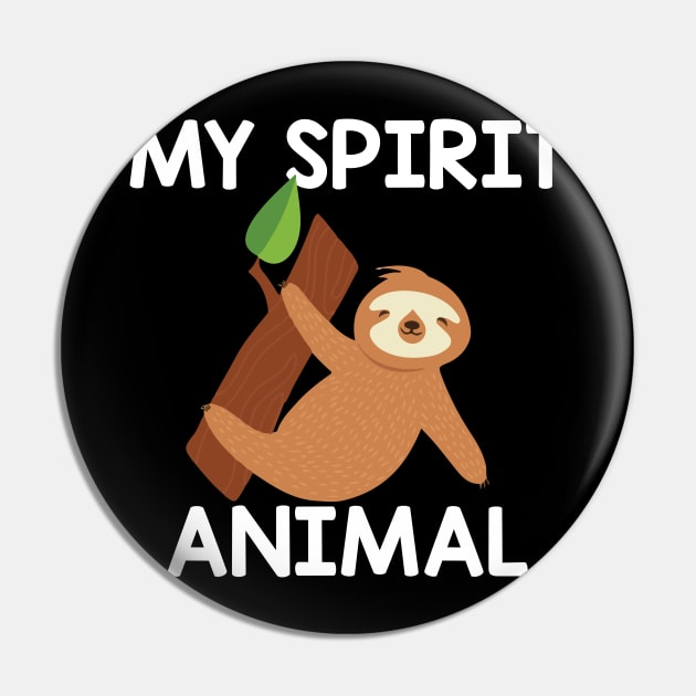 My Spirit Animal Pin by busines_night