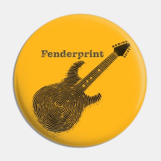 tshirt, mug, sticker, artprints of Fender guitar Pin