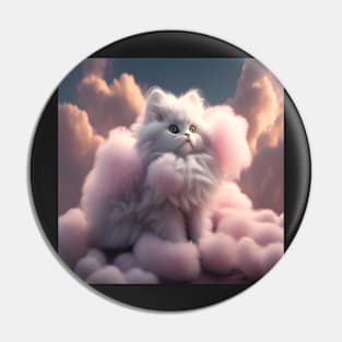 Cloudy Cat Pin