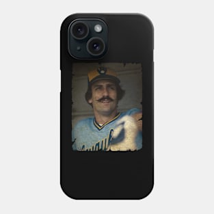 Rollie Fingers in Milwaukee Brewers Phone Case