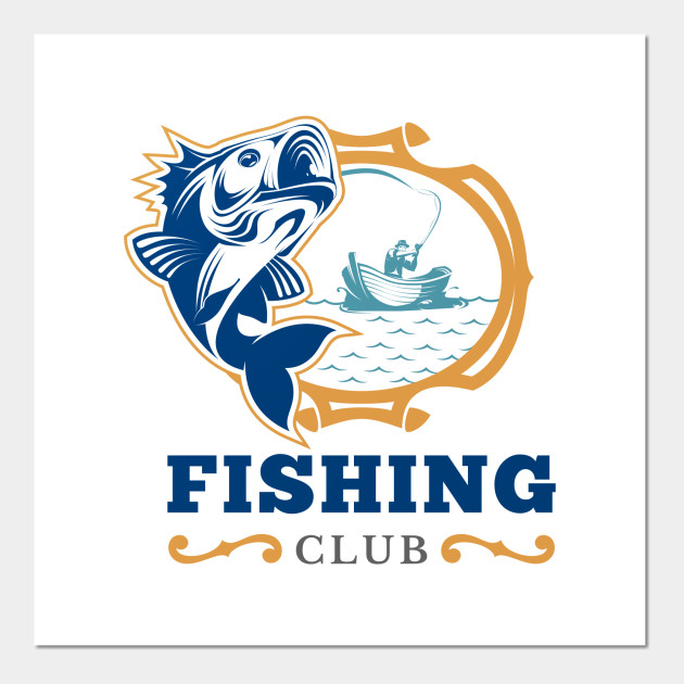 Fishing Club Fishing Club Posters And Art Prints Teepublic Fishing sport vector poster with fish from ocean and octopus. teepublic