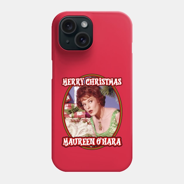 Maureen O'Hara: Merry Christmas Phone Case by Noir-N-More