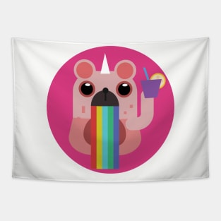 Unicorn Bear with Mojito Tapestry