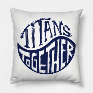 Titans Together yin yang Pillow