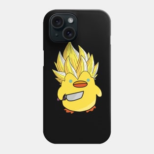 Super Vegeta duck with knife Phone Case