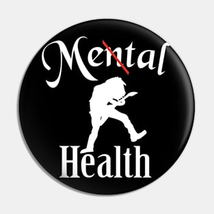 Metal health white Pin