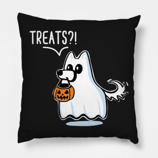 Ghost Dog Cute Ghost Dog Pillow