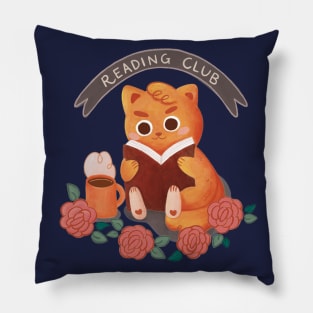 Cozy Cat Reading Pillow