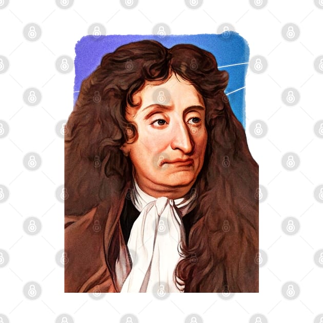 French Poet Jean de La Fontaine illustration by Litstoy 